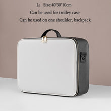 Load image into Gallery viewer, LHLYSGS Brand Cosmetic Case Suitcases Multi-storey Large Professional Makeup Bag Women Beauty Storage Organizer Cosmetic Bag