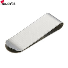 Load image into Gallery viewer, Metal Stainless Steel Money Clips Folder Stripe Print Silver Cash Clamp Holder Wallet Slim Card ID Money Clips Men Women