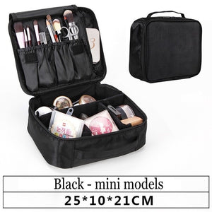 LHLYSGS Brand Cosmetic Case Suitcases Multi-storey Large Professional Makeup Bag Women Beauty Storage Organizer Cosmetic Bag