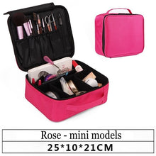 Load image into Gallery viewer, LHLYSGS Brand Cosmetic Case Suitcases Multi-storey Large Professional Makeup Bag Women Beauty Storage Organizer Cosmetic Bag