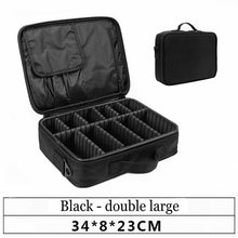 Load image into Gallery viewer, LHLYSGS Brand Cosmetic Case Suitcases Multi-storey Large Professional Makeup Bag Women Beauty Storage Organizer Cosmetic Bag