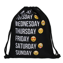 Load image into Gallery viewer, DropShipping Mutilcolor Fashion School Drawstring backpack Bag Shoe Backpack Oxford women solid drawstring bags with string