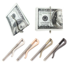 Load image into Gallery viewer, Metal Bifold Money Clip Bar Wallet Replace Parts Spring Clamp Cash Holder