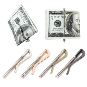 Metal Bifold Money Clip Bar Wallet Replace Parts Spring Clamp Cash Holder